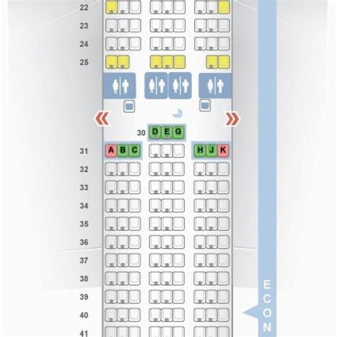 Aircraft Boeing 777 300er Seating Plan | Boeing 777 300er seating ...