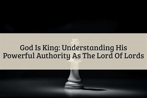 God Is King: How To Fully Comprehend His Greatness (2024)