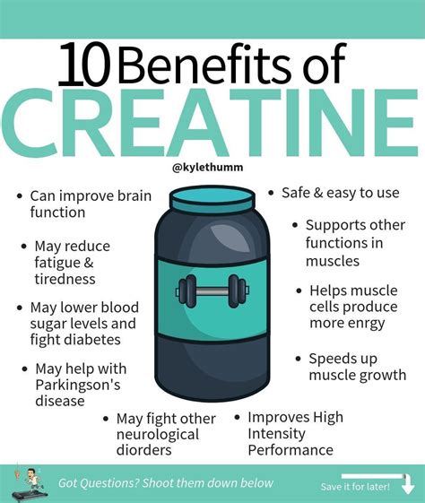 10 BENEFITS O CREATINE | Creatine, Diet and nutrition, Workout supplements