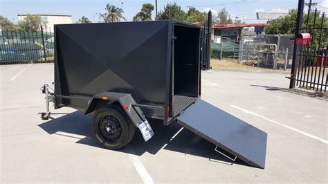 6x4 Enclosed Trailer With Ramp - Bluestar Trailers