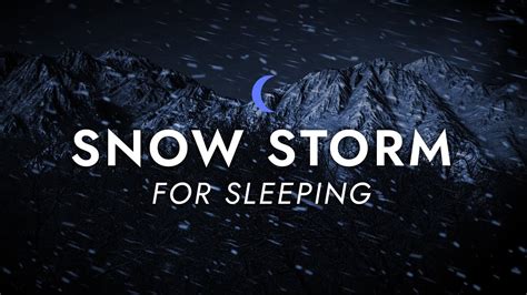 Snow Storm Sounds for Sleeping - Dimmed Screen | Blizzard Storm Sounds ...