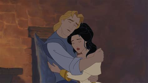 Pocahontas And John Smith Hug