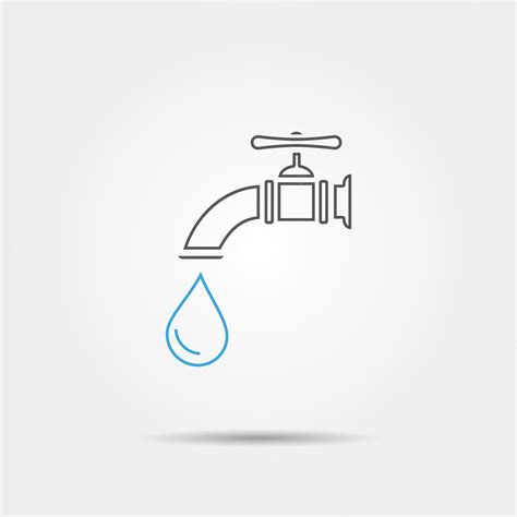 Premium Vector | Water tap logo