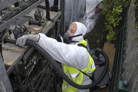 Asbestos removal - Stock Image - C004/3238 - Science Photo Library