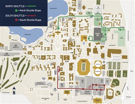 Map Of Notre Dame Campus | Sates Map regarding Notre Dame Campus Map ...