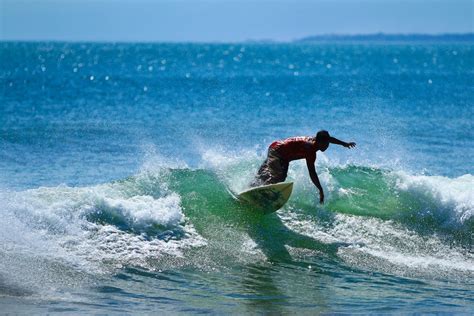 Surfing Vivonne Bay Kangaroo Island South Australia Australia