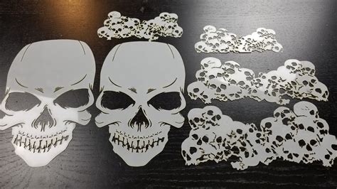 Wicked Airbrush skull Stencil Templates | How To Use Airbrushing ...