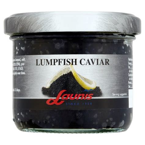 Launis Black Lumpfish Caviar | Ocado