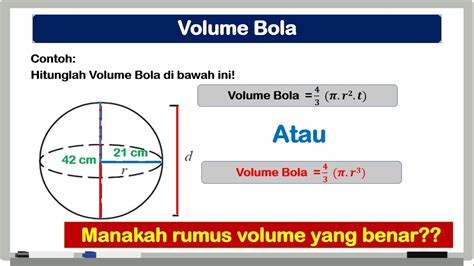 Cara Menghitung Luas Permukaan Bola Rumus Volume Kubus - IMAGESEE