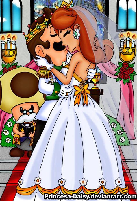 Luigi and Daisy - Royal wedding | Luigi and daisy, Super mario art, Mario