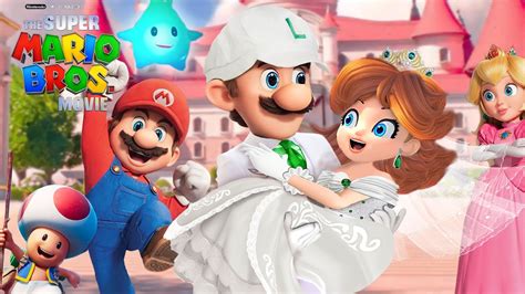 Mario And Peach And Luigi And Daisy Wedding