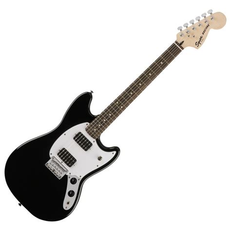 Squier Bullet Mustang HH, Black at Gear4music