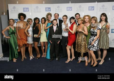 Coronation Street Cast in the press room for the British Soap Awards ...