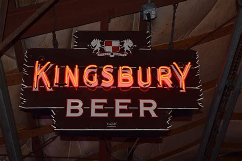 Kingsbury Beer – DB Collectible Signs