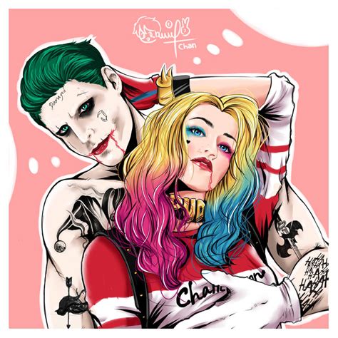 Joker Harley Quinn fanart by Chancil Chan by chancil on DeviantArt