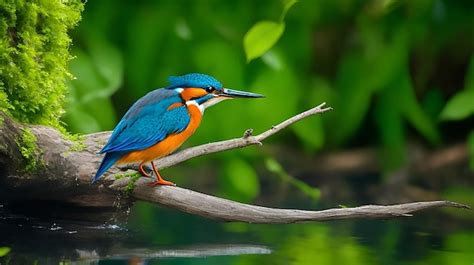 Premium AI Image | Colorful Birds In Nature Scene