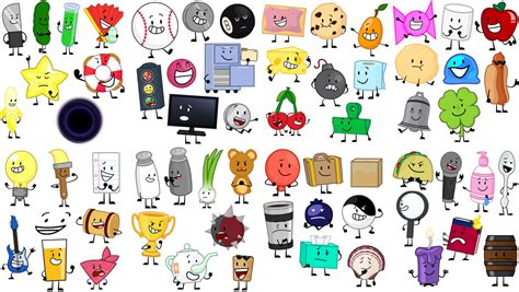 All 64 Inanimate Insanity Characters by skinnybeans17 on DeviantArt