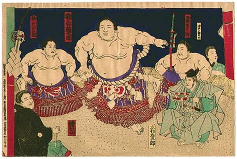 Sumo Wrestlers - artelino