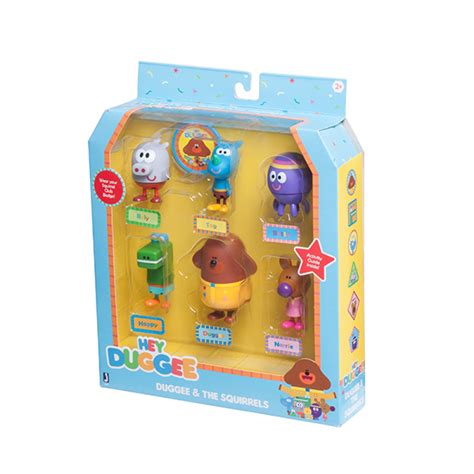 Hey Duggee Squirrels Collectible Set in Yellow