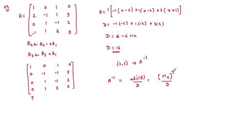 SOLVED:Find a single elementary row operation tha…