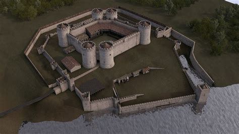 rhuddlan castle reconstruction Welsh Castles, Small Castles, European ...