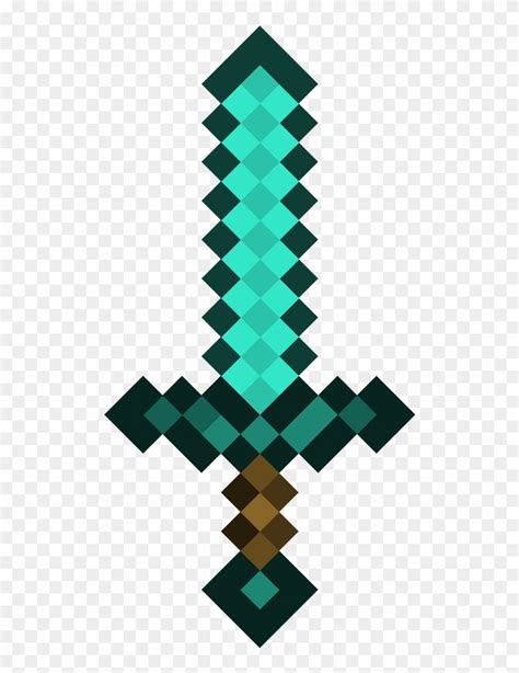 Minecraft clipart minecraft diamond sword, Minecraft minecraft diamond ...