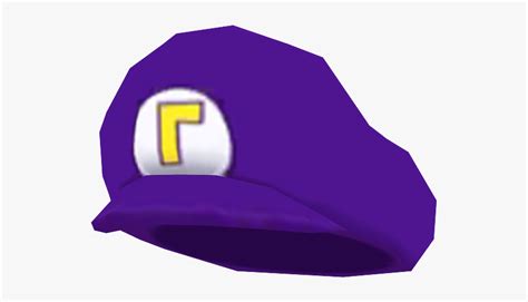 Waluigi Hat Png, Transparent Png - kindpng