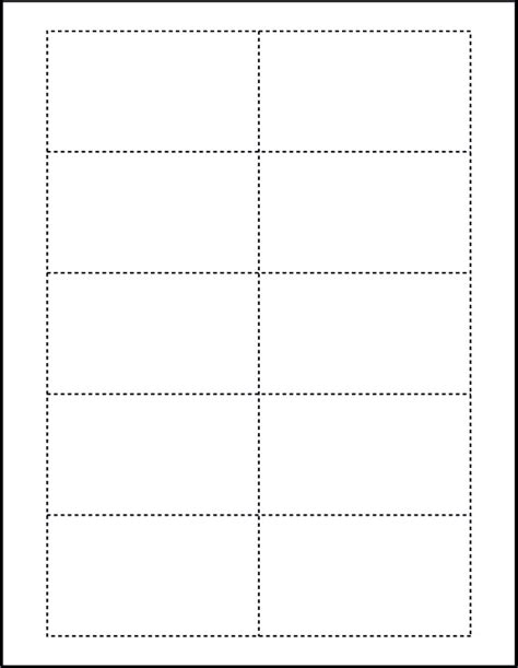 How To Make A Blank Business Card Template In Word - Erin Anderson's ...