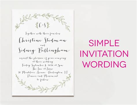 Wording In Wedding Invitations - Wedding Ideas Gallery | Wedding ...