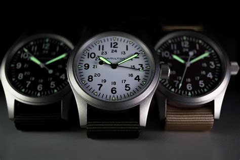 Hamilton Khaki Field Mechanical White Dial Watch | aBlogtoWatch