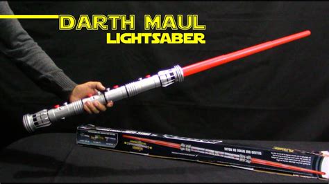 Darth Maul Double-Bladed Lightsaber Hasbro Star Wars - YouTube