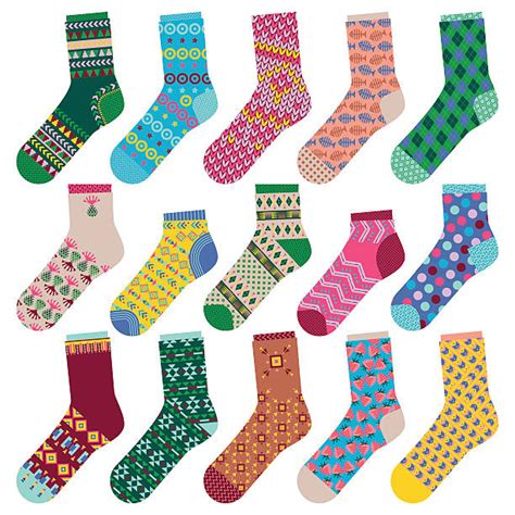 Royalty Free Colorful Socks Clip Art, Vector Images & Illustrations ...