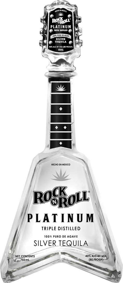 Rock N Roll Tequila Platinum Triple Distilled - Old Town Tequila