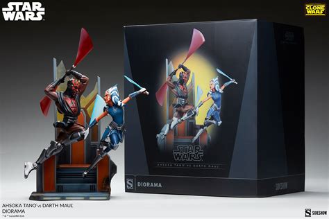 Sideshow Ahsoka vs Darth Maul Diorama - Shipping Now!