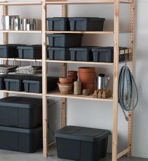 Storage Bins Garage • Cabinet Ideas