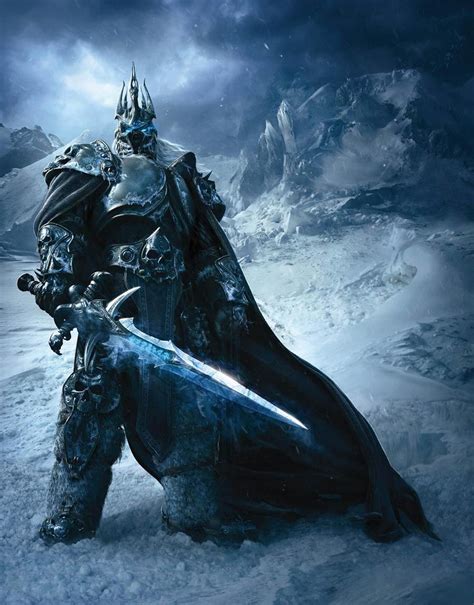 Lich King in Snow Art - World of Warcraft: Wrath of the Lich King Art ...