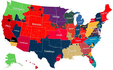 The Geography of NFL Fandom - The Atlantic