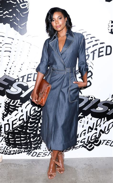 Gabrielle Union from Stars at New York Fashion Week Spring 2016 | E! News