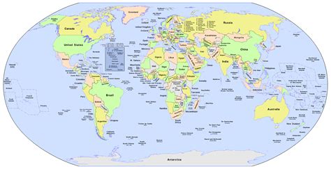 World Map W Names – Topographic Map of Usa with States