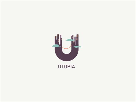 Utopia logo design by Lucie Anceaume on Dribbble