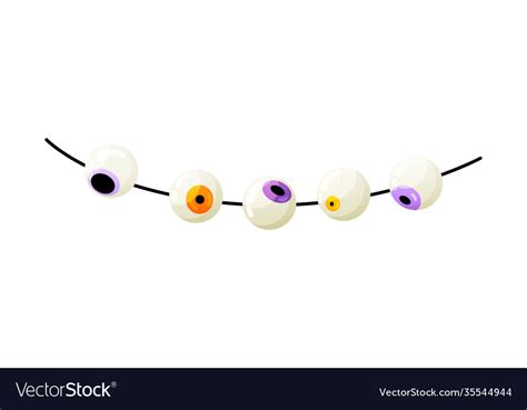 Halloween eyeball Royalty Free Vector Image - VectorStock