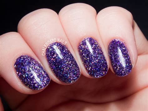 How To: Party Like a Rockstar (In Purple Glitter Gels) - ohmygoshpolish