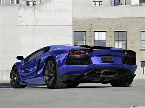 Blue Lamborghini Aventador Wallpapers - Top Free Blue Lamborghini ...