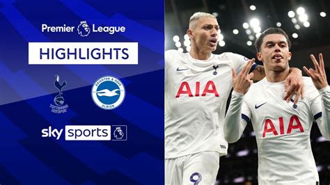 Tottenham 2-1 Brighton | Premier League highlights | Football News ...