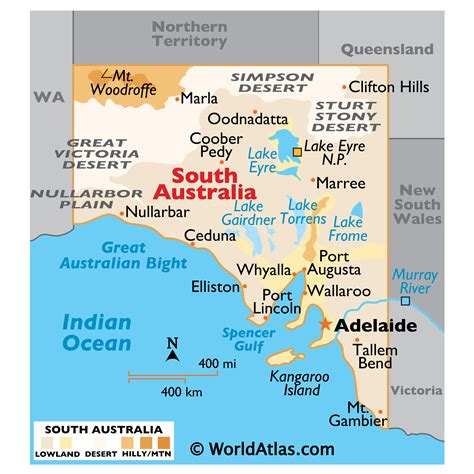 South Australia Maps & Facts - World Atlas