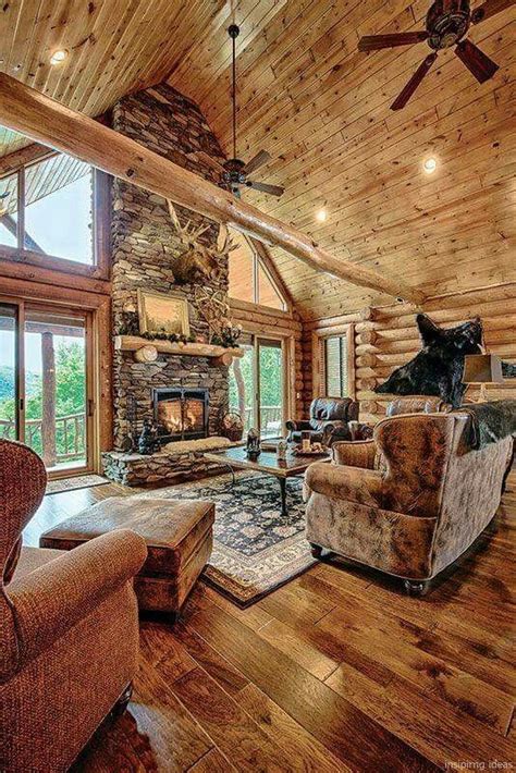 92 rustic log cabin homes design ideas | Cabin interior design, Log ...