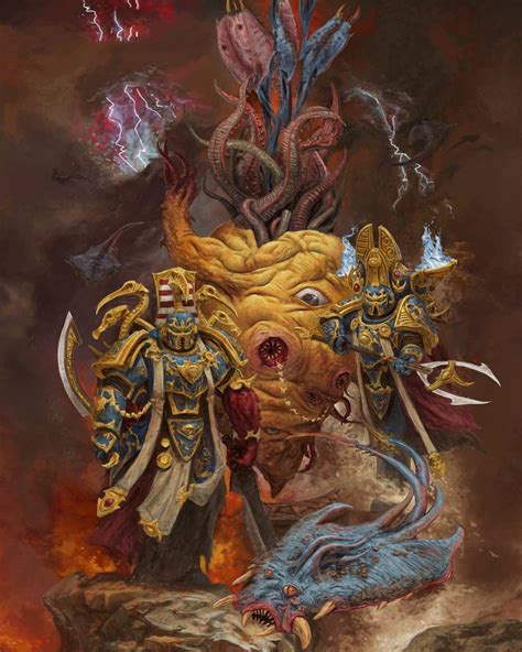 wh40kartwork: “ Servants of Tzeentch by Harry Osborn ” Love the classic ...