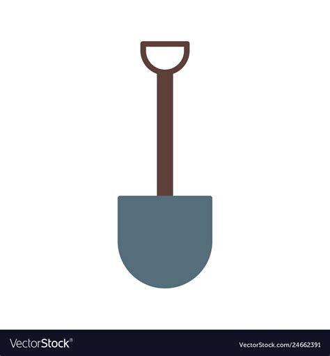 Shovel icon Royalty Free Vector Image - VectorStock