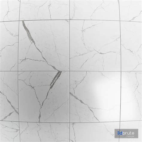 Carrara White Marble Tile 01 3d model Buy Download 3dbrute