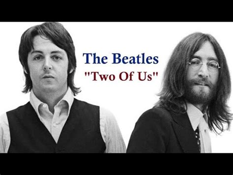 The Beatles "Two Of Us" - YouTube